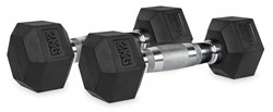 VirtuFit Hexa Dumbell Pro Set - 2 x 2 kg