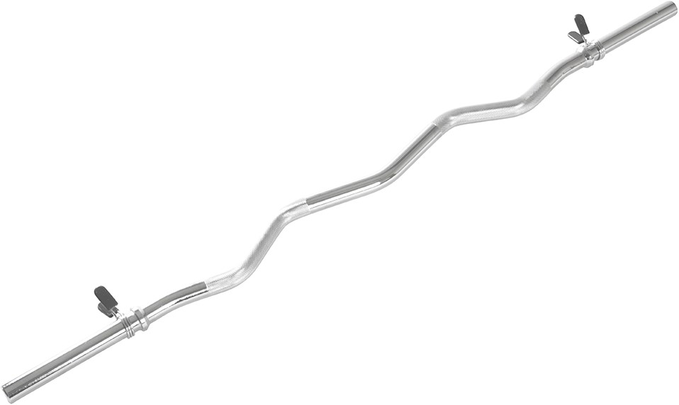 VirtuFit Curl bar - EZ Halter bar - 120 cm - Spring clip - 30 mm