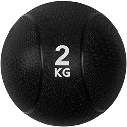 VirtuFit Medicijnbal Pro - Medicine Ball - 2 kg - Rubber - Zwart