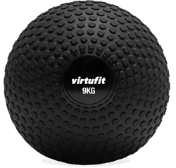 VirtuFit Slam Ball - Ballon de fitness - 9 kg - Noir