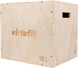 VirtuFit Wooden Plyo Box 3-in-1 - Small - 40 x 45 x 50 cm