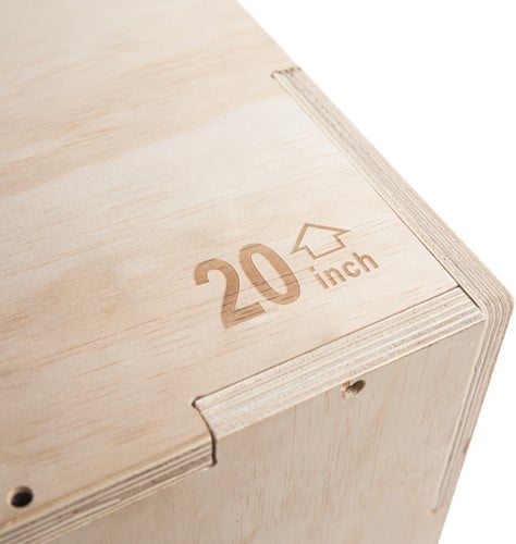 VirtuFit Houten Plyo Box 3-in-1 - Klein - 40 x 45 x 50 cm-3