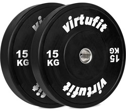 VirtuFit Bumper Plate - Olympische Halterschijf van Rubber - 50 mm - set 2 x 15 kg