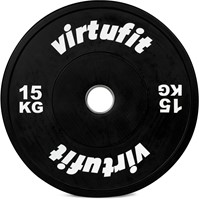 VirtuFit Bumper Plate - Olympische Halterschijf van Rubber - 50 mm - 15 kg-2