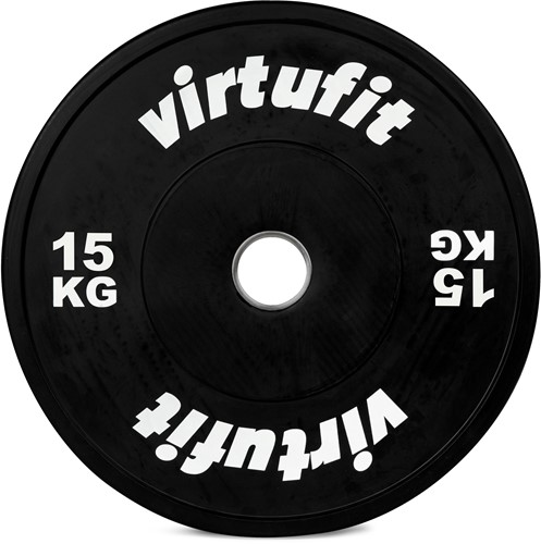 VirtuFit Bumper Plate - Olympische Halterschijf van Rubber - 50 mm - 15 kg-2