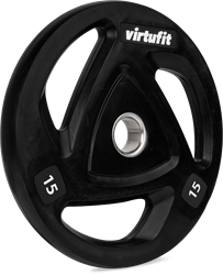 VirtuFit Olympische Rubberen Halterschijf - 15 kg