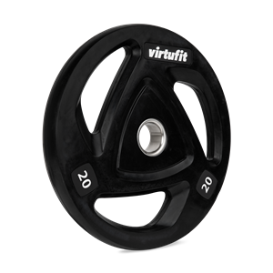VirtuFit Olympische Rubberen Halterschijf - 20 Kg