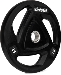 VirtuFit Olympische Rubberen Halterschijf - 25 kg