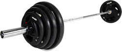 VirtuFit Olympische Rubberen Halterset - 120 kg