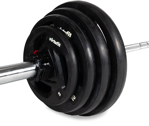 VirtuFit Olympische Rubberen Halterset - 120 kg-3