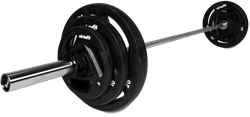 VirtuFit Olympische Rubberen Halterset - 90 kg