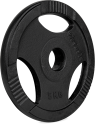 VirtuFit Disque d'Haltère Olympique en Fonte - 50 mm - 5 kg