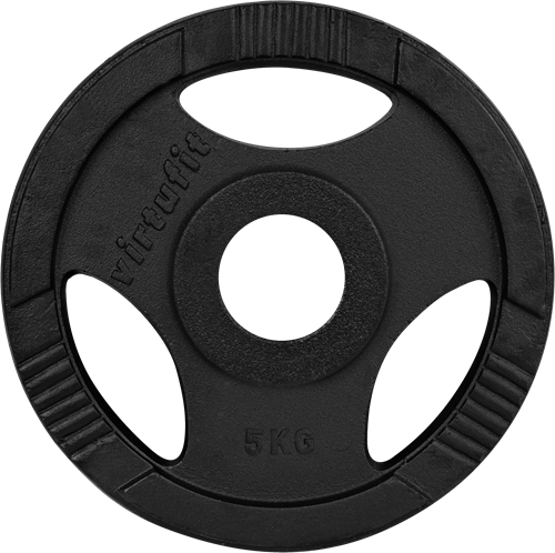 VirtuFit Olympische Gietijzeren Halterschijf - 5 kg-2