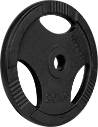 VirtuFit Disque d'Haltère Olympique en Fonte - 50 mm - 20 kg