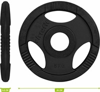 VirtuFit Olympische Gietijzeren Halterschijf - 5 kg-3