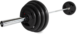 VirtuFit Olympische Gietijzeren Halterset - 120 kg