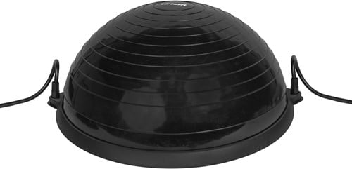 VirtuFit Balanstrainer Pro - Balansbal -  met Fitness Elastieken en Pomp - Zwart-2