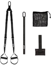 VirtuFit Suspension Trainer Pro avec sac de rangement - Noir