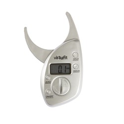 VirtuFit Digital Skin Plotimeter - Jauge de pourcentage de graisse - Compteur de graisse - Gris