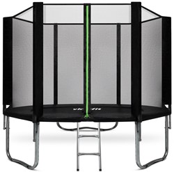 Trampoline VirtuFit avec filet de sécurité - Noir - 305 cm