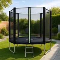 VirtuFit Trampoline met Veiligheidsnet - Zwart - 183 cm-2