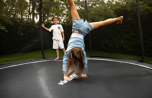 Trampoline VirtuFit Premium avec filet de sécurité - Noir - 305 cm-2
