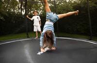 Trampoline VirtuFit Premium avec filet de sécurité - Noir - 366 cm-2