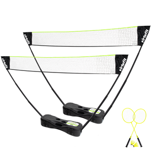 VirtuFit 2-in-1 Portable Badminton- en Tennisset - Inclusief koffer en rackets