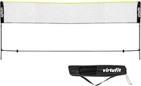 Filet de badminton et de tennis VirtuFit - 510 cm - Comprend un étui de transport.
