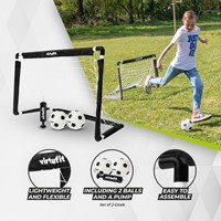 Poteau De But De Football Avec Filet, Poteau De But De Football Mobile Roues Joueurs Football Pour Enfants 446232 2427
