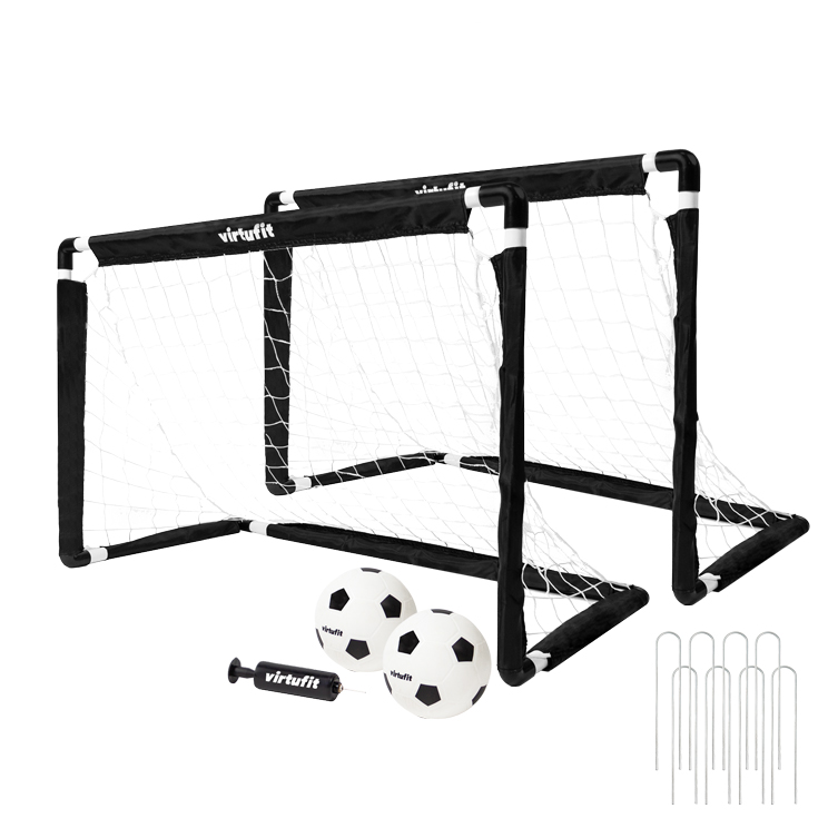 VirtuFit 2-en-1 Portable Badminton et Tennis Set - Comprend un