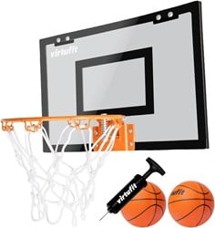 VirtuFit Pro Mini Basket Board avec 2 ballons et pompe - Noir