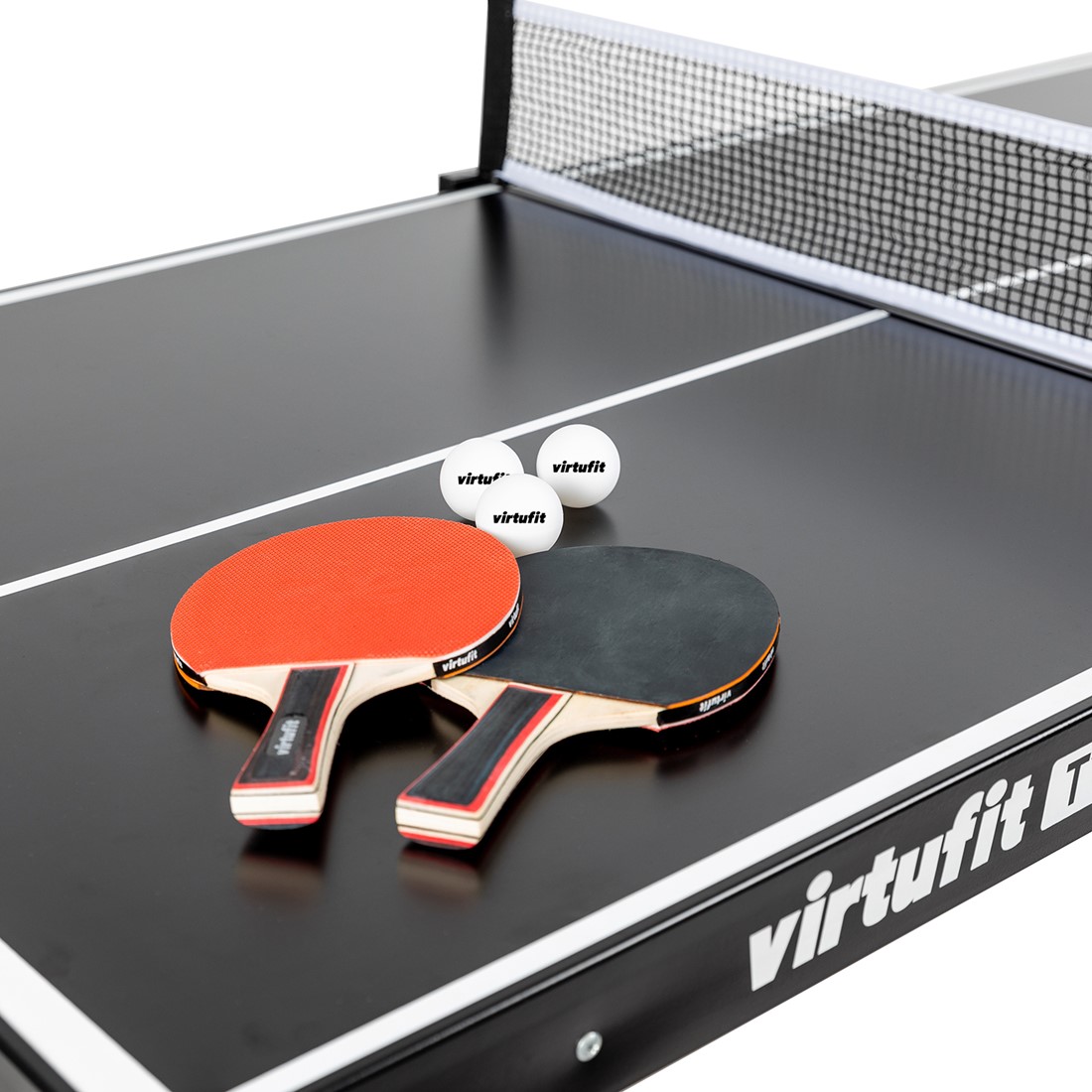 VirtuFit Mini Table de Tennis de Table TT160 - Avec 2 battes et 3 balles