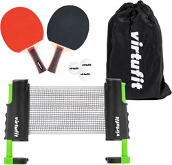 VirtuFit Ensemble de Tennis de Table Ajustable - Avec Battes et 3 Balles