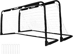 VirtuFit But de football pliable - But de football - 90x60cm (lot de 2) - noir