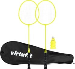 Set de Badminton VirtuFit – 2 Raquettes – 3 Volants – Housse de Transport Incluse