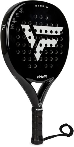 VirtuFit Hybrid Padel Racket - Zwart - Silver