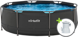VirtuFit Rond Zwembad - 244 cm - Inclusief Filterpomp