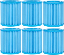 VirtuFit Voordeelbox Anti Bacteriële Cartridge voor Filterpomp Type I 6x