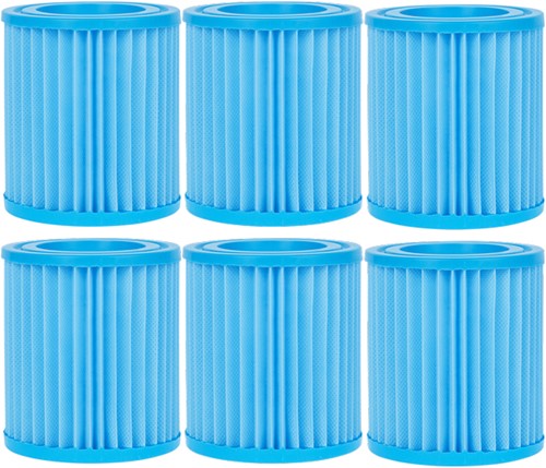 VirtuFit Voordeelbox Anti Bacteriële Cartridge Filterpomp Type H 6x