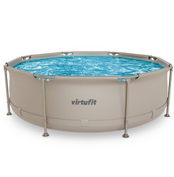 Piscine Ronde VirtuFit - Ø244 x 76 cm - Beige