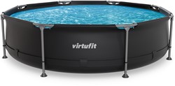 VirtuFit Rond Zwembad - Ø305 x 76 cm - Antraciet - Tweedekans