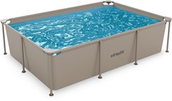Piscine Rectangulaire VirtuFit - Beige - 260 x 180 x 66 cm