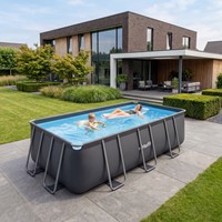 Piscine Rectangulaire VirtuFit 400 x 200 x 122 cm - Beige - Pack Complet-2