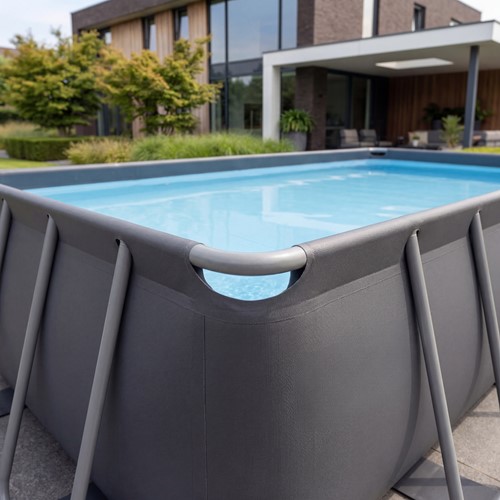 Piscine Rectangulaire VirtuFit 400 x 200 x 122 cm - Beige - Pack Complet-3