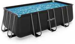 Piscine Rectangulaire VirtuFit 400 x 200 x 122 cm - Anthracite