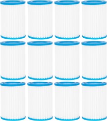 VirtuFit Voordeelbox Cartridge voor Filterpomp Type II 12x