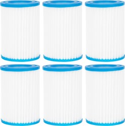 VirtuFit Voordeelbox Cartridge voor Filterpomp Type II 6x