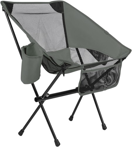 VirtuFit Camping Stoel Compact - Strandstoel  - Grijs-3
