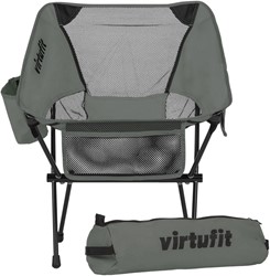 VirtuFit Camping Chair Compact - Chaise de plage - Gris - Deuxième Chance